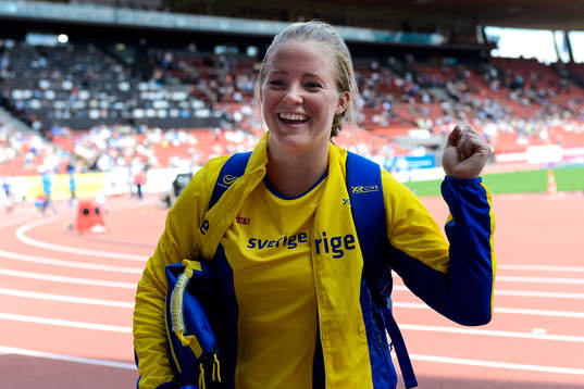 Sofi Flink, Sverige, jublar