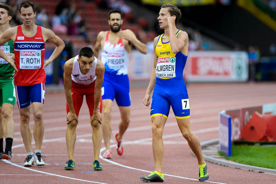 Andreas Almgren, Sverige, jublar