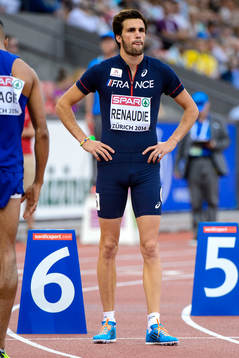 Paul Renaudie, Frankrike, innan kvalet till herrarnas 800m