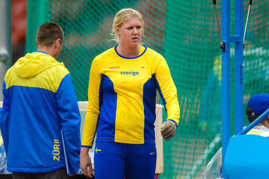Ida Storm, Sverige, i kvalet till damernas slägga
