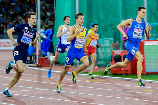 Anderas Almgren, Sverige, springer semifinal i herrarnas