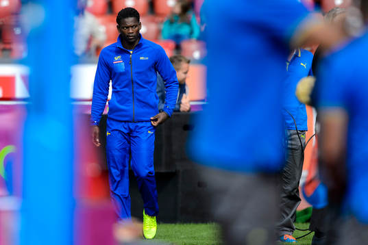 Alhaji Jeng, Sverige, i kvalet till herrarnas stavhop