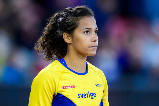 Angelica Bengtsson, Sverige, i finalen av damernas stavhopp