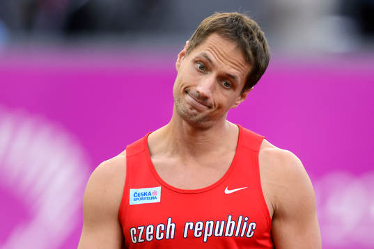 Vitezslav Vesely, Tjeckien, i kvalet till herrarnas spjut