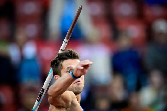 Magnus Kirt, Estland, i kvalet till herrarnas spjut