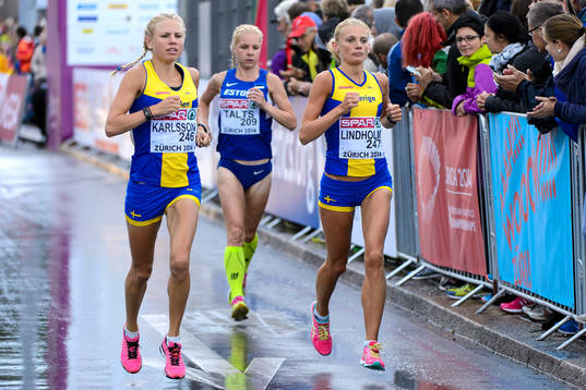 Charlotte Karlsson och Hanna Lindholm, Sverige, springer
