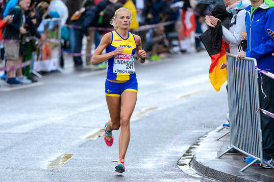 Hanna Lindholm, Sverige, springer maraton