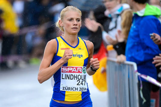 Hanna Lindholm, Sverige, springer maraton