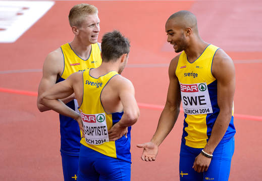 Alexander Brorsson, Tom Kling Baptiste och Erik Hagberg