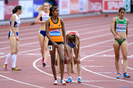 Sifan Hassan, Nederländerna, deppar