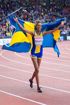 Meraf Bahta, Sverige, jublar