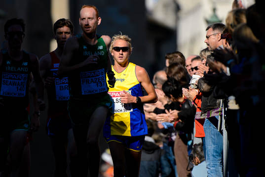 David Nilsson, Sverige, springer maraton