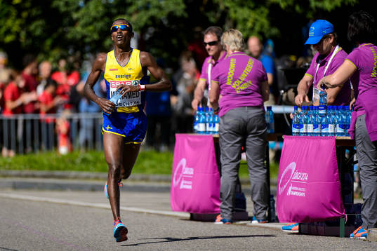 Mustafa Mohamed, Sverige, springer maraton