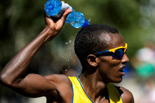 Mustafa Mohamed, Sverige, springer maraton