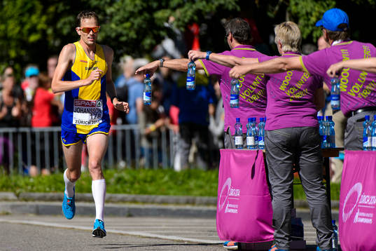 Fredrik Johansson, Sverige, springer maraton
