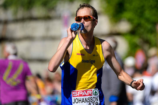 Fredrik Johansson, Sverige, springer maraton