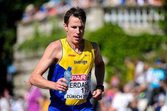 Emil Lerdahl, Sverige, springer maraton