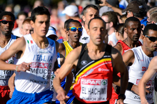 Mustafa Mohamed, Sverige, springer maraton