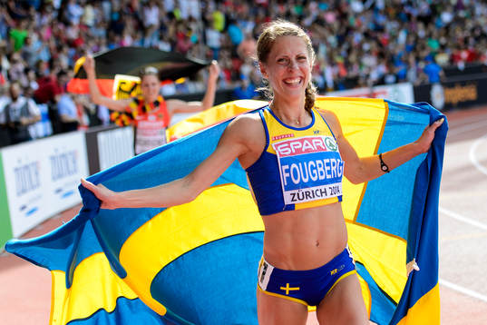 Charlotta Fougberg, Sverige, firar