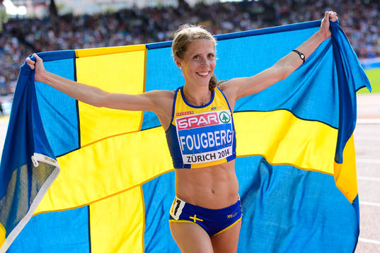 Charlotta Fougberg, Sverige, firar