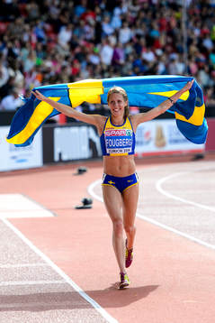 Charlotta Fougberg, Sverige, firar