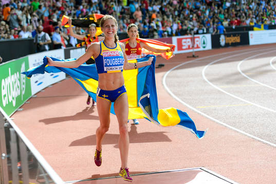 Charlotta Fougberg, Sverige, firar