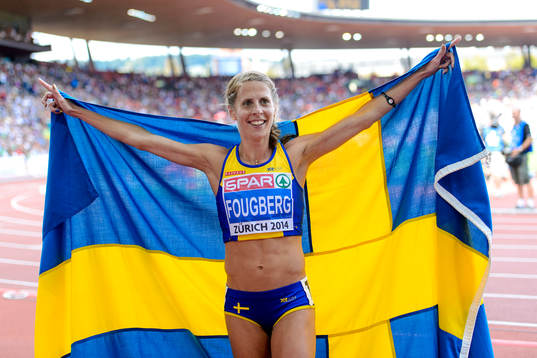 Charlotta Fougberg, Sverige, firar