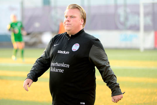 Eskilstunas tränare Viktor Eriksson