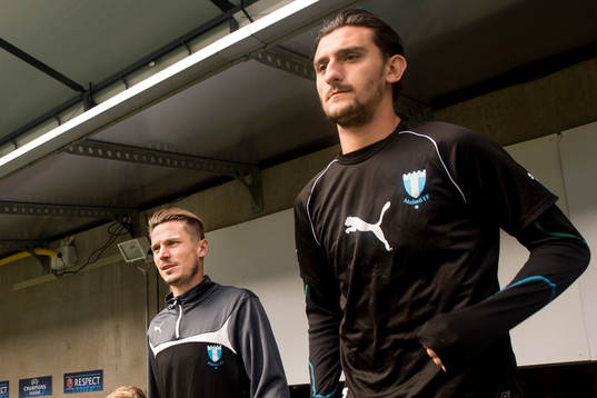 Malmö FFs Markus Rosenberg och Agon Mehmeti