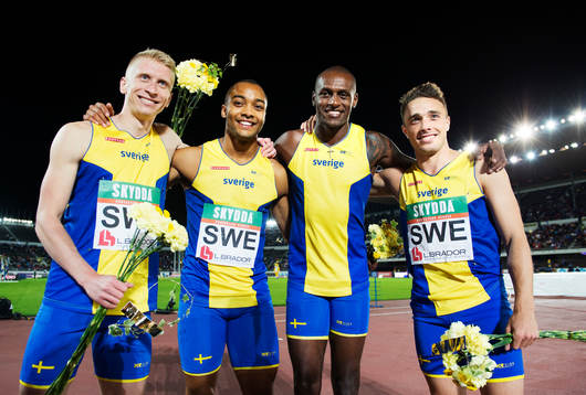 Sveriges Alexander Brorsson, Erik Hagberg, Nil de Oliveira