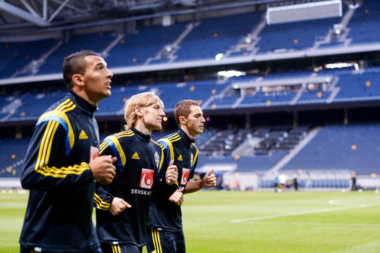 Nabil Bahoui, Emil Forsberg och Branimir Hrgota