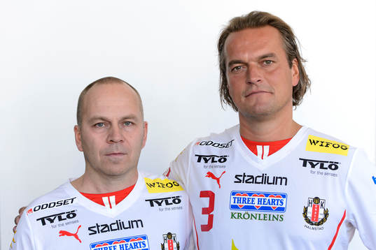 Tommy Suoraniemi och Lars Magnus Jönsson, tränare Drott