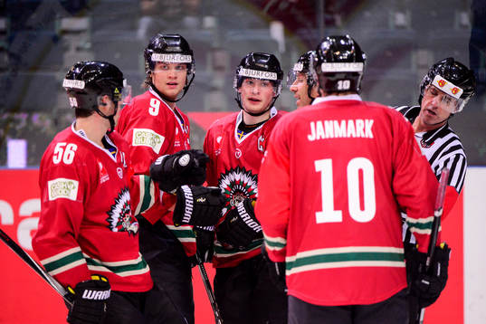 Frölundas Artturi Lehkonen jublar