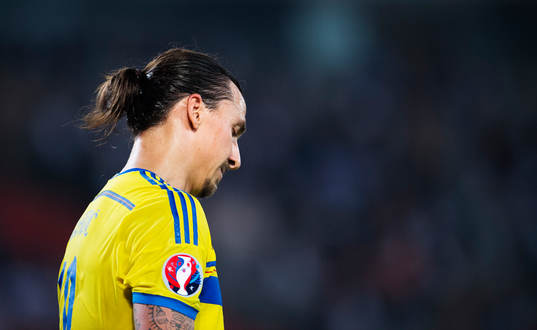 Sveriges Zlatan Ibrahimovic deppar