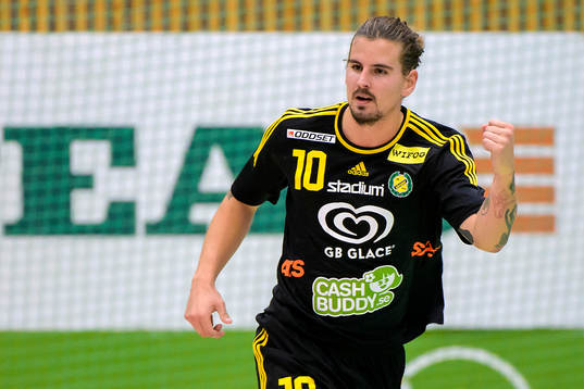 Sävehofs Victor Fridén jublar