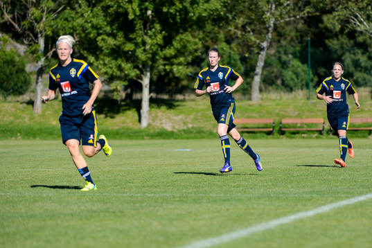 Nilla Fischer, Emma Berglund och Elin Rubensson