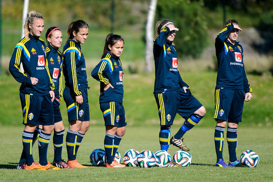 Emma Lundh, Kosovare Asllani, Marija Banusic, Malin Diaz,