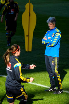Förbundskapten Pia Sundhage