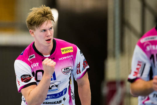 HK Malmös Adam Lönn jublar