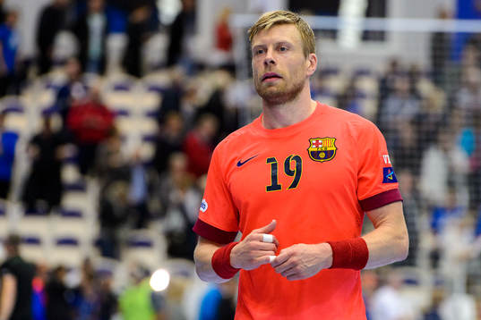 Barcelonas Gudjon Valur Sigurdsson