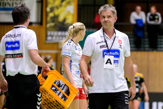 Skövdes tränare Magnus Frisk deppar