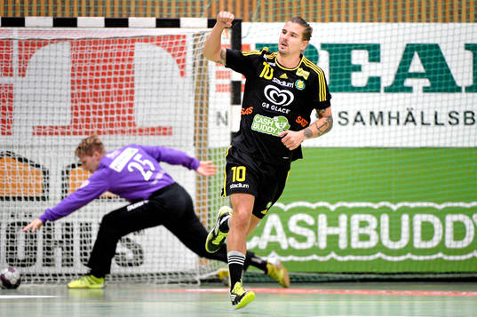 Sävehofs Victor Fridén jublar