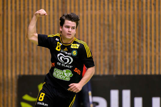 Sävehofs Sebastian Karlsson jublar