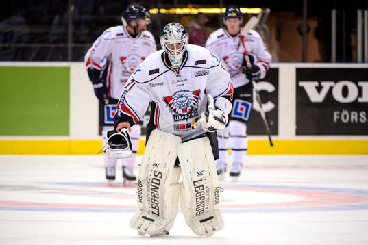 Linköpings målvakt David Rautio deppar
