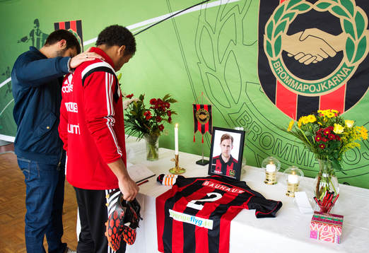 Brommapojkarnas Gabriel Özkan och Serge-Junior Martinsson