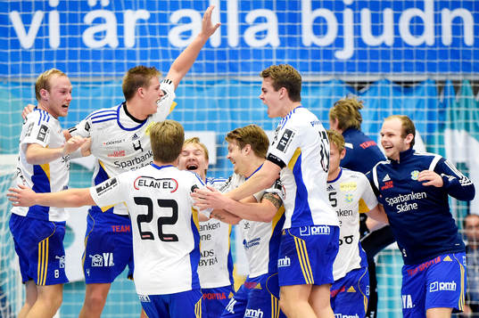 Ystads spelare firar