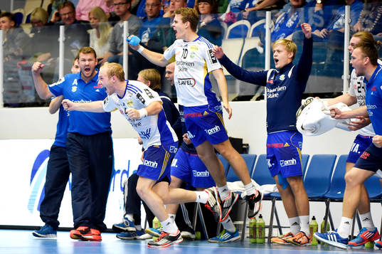 Ystads spelare firar