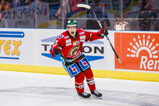 Frölundas Andreas Johnson jublar