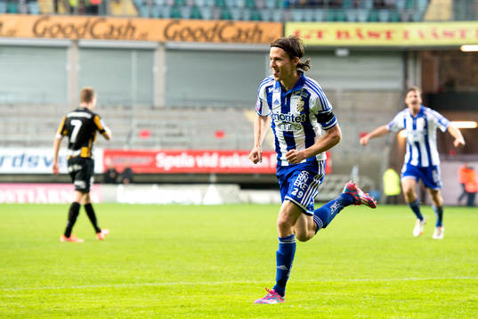 IFK Göteborgs Lasse Vibe jublar