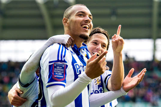 IFK Göteborgs Kenneth Zohore jublar